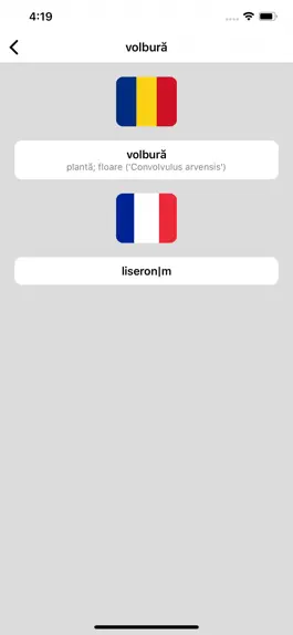 Game screenshot Dictionnaire Roumain-Français apk