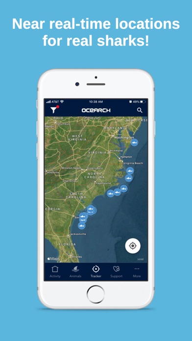 How to cancel & delete OCEARCH Shark Tracker from iphone & ipad 1