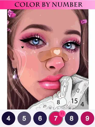 Screenshot 2 Color by Number-Oil Painting iphone