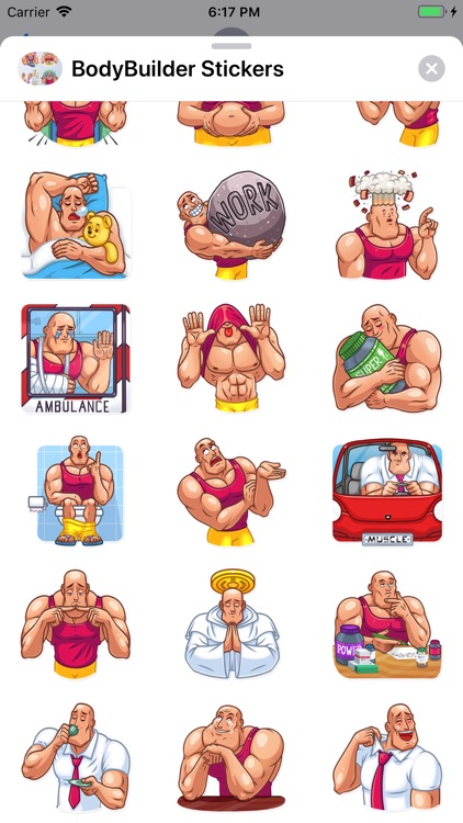 Bodybuilder Emojis