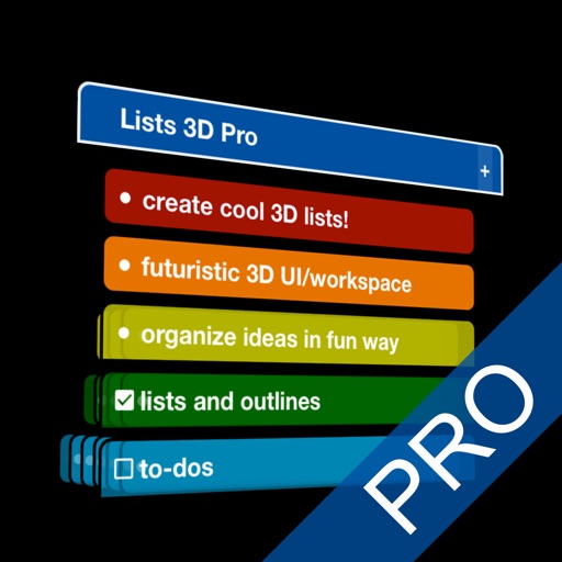 Lists 3D Pro - to-do & outline on MyAppFree
