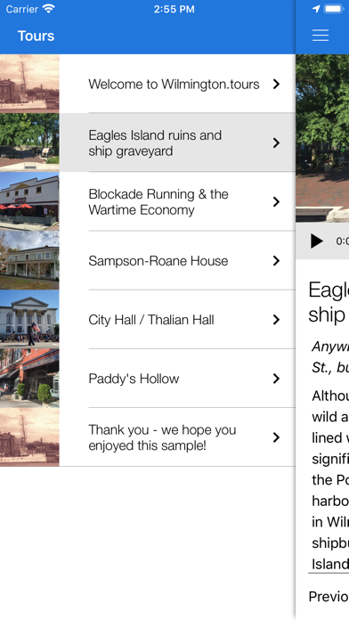 Wilmington.tours screenshot 3