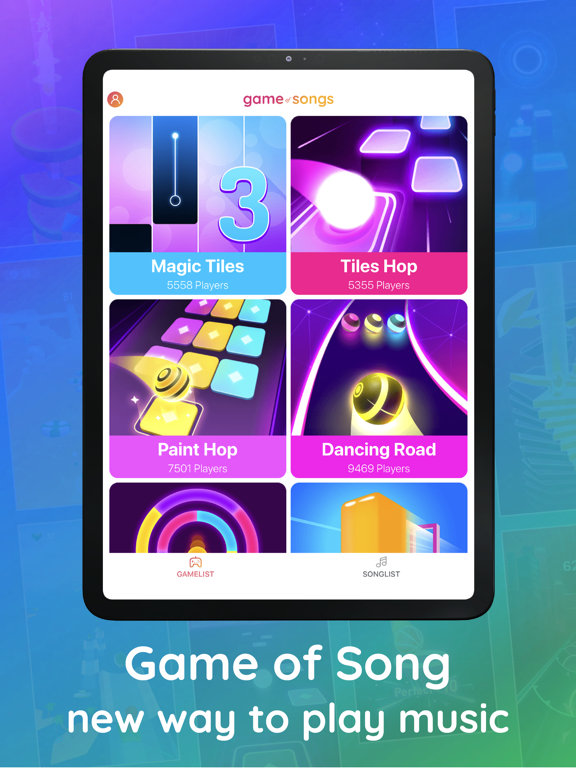 Game of songs - Music & Games на iPad