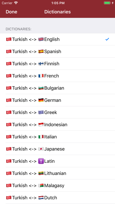 Turkish Dictionary - offline screenshot 2