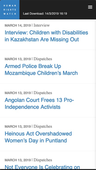 Human Rights Watch News screenshot 3