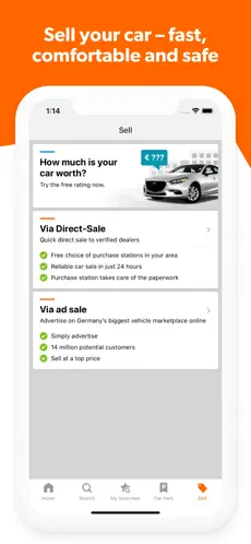 Captura 7 mobile.de - car market iphone