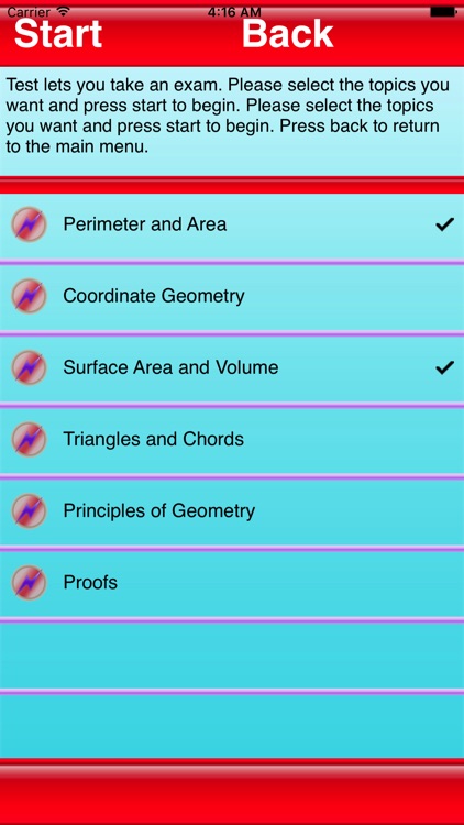 Test Review Geometry Master screenshot-0