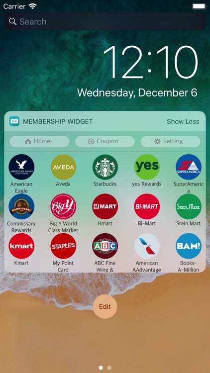Membership widget screenshot-0
