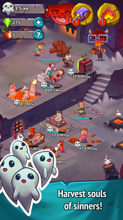 Idle Hell Clicker: Tycoon game screenshot-3