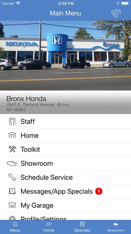 Bronx Honda MLink screenshot-3