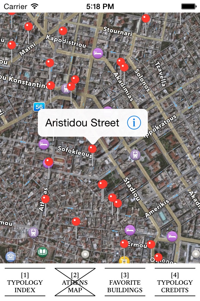 Athens Typology screenshot 2