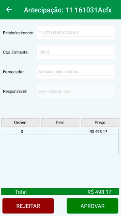 Aprovações screenshot-4