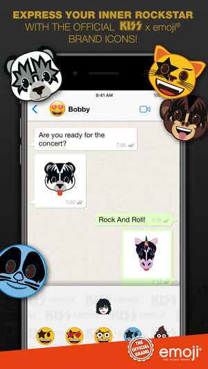 KISS® x emoji® Brand Keyboard(圖3)-速報App