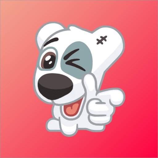 Dog Spotty Sticker icon