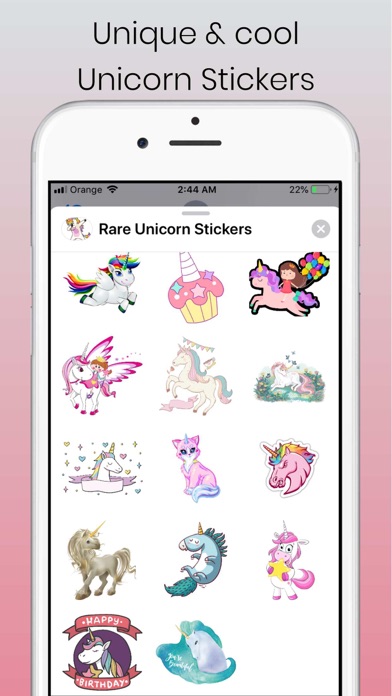 How to cancel & delete Unicorns Stickers from iphone & ipad 2