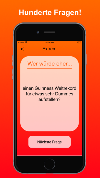 Würde eher fragen? Würde eher fragen?