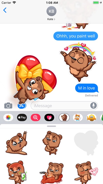 Brownie Love Stickers screenshot-4