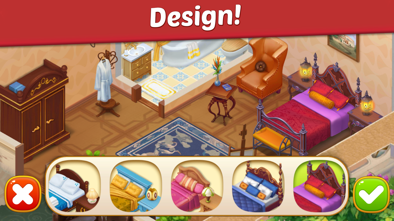 Family Hotel: Romantic story Hack screenshot 2 - iOS game interface