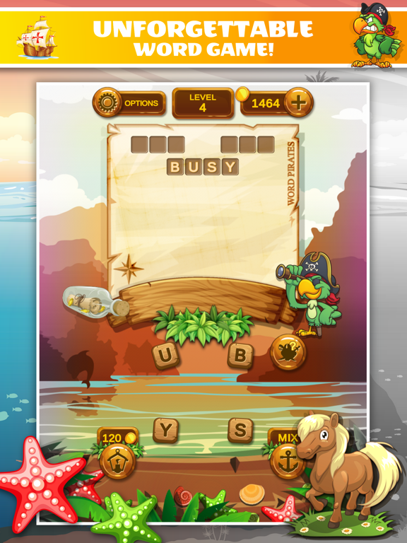 Word Pirates: Word Puzzle Game screenshot 2