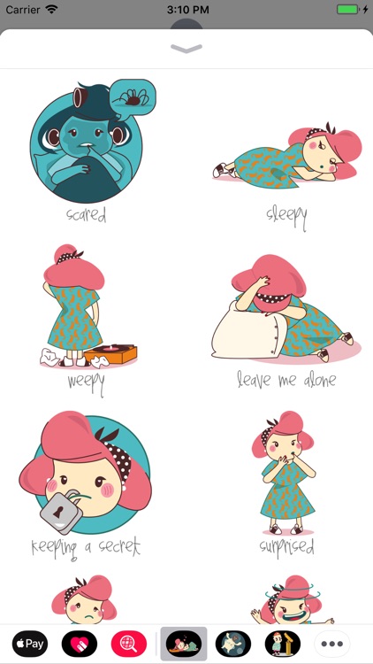 Pin Up Girl Stickers