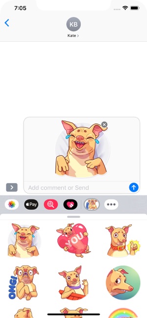 Doggy Dog Stickers Pack(圖4)-速報App