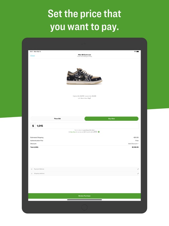 shoe apps to sell