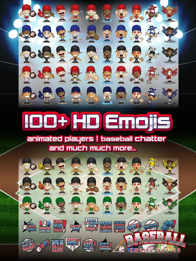 Baseball Emojis Nation, game for IOS