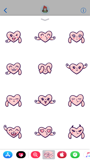 Adorable Heart Stickers(圖2)-速報App