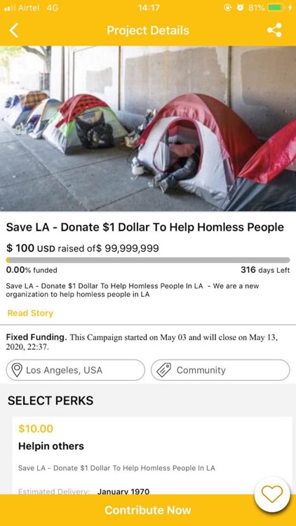 Donation Crowdfunding