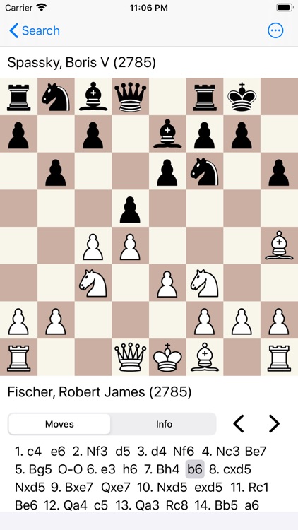 Endgame: Chess database