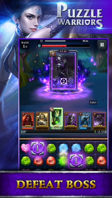 Puzzle Warriors RPG Hack screenshot 2 - game app interface
