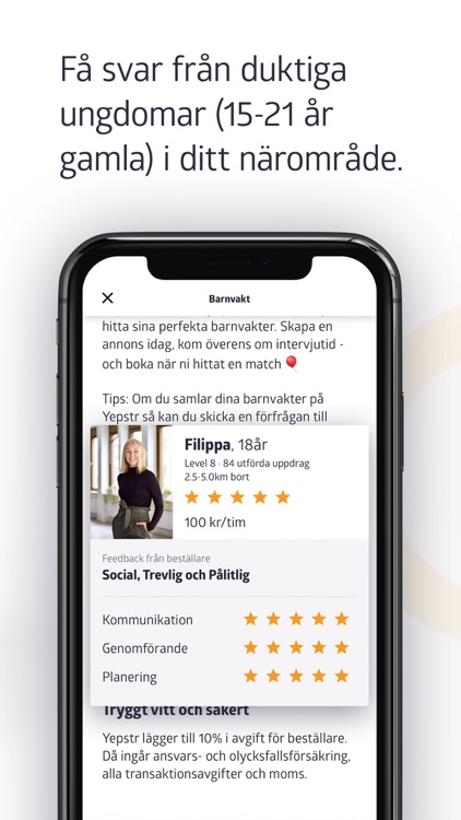 Yepstr: barnvakt, läxhjälp etc