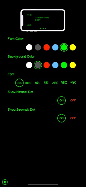 像素時鐘 - 創意像素文字時鐘(圖4)-速報App