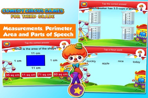Grade 3 Games with the Circus screenshot 3