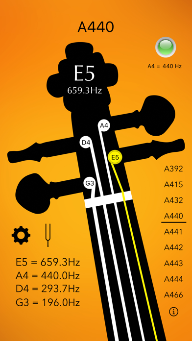 バイオリンチューナーベーシック screenshot1