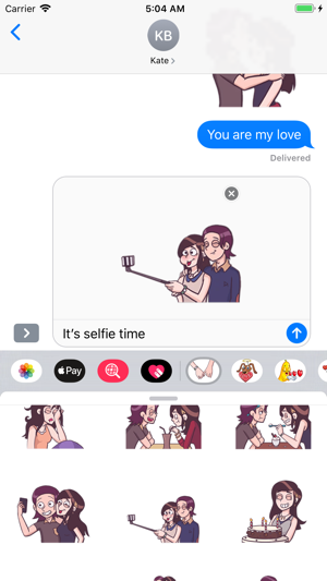 Young Couple Life Stickers(圖3)-速報App