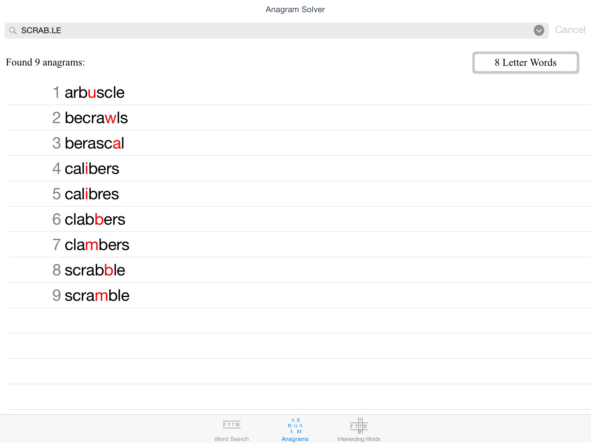Crossword Genie For iPad screenshot 4