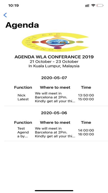 WA Conference App