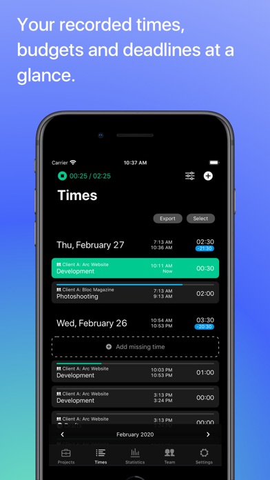 Tyme 3 | Time Tracking screenshot 2