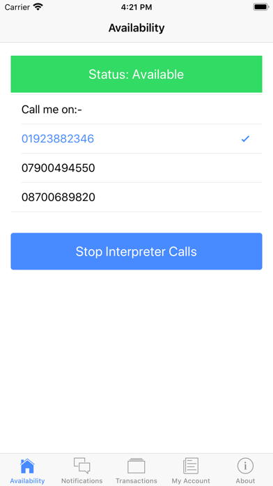 Interpreter Connect screenshot 2