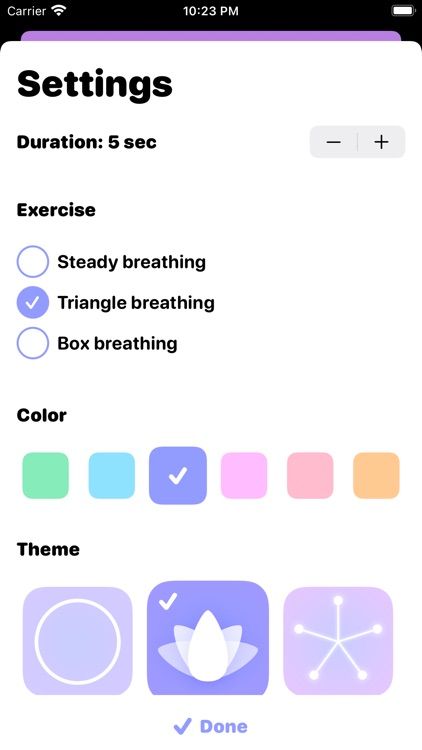 O2 - Breathing exercises screenshot-3