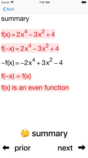 Even and Odd Polynomials(圖2)-速報App