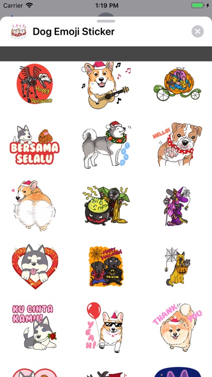 Dog Emoji Sticker