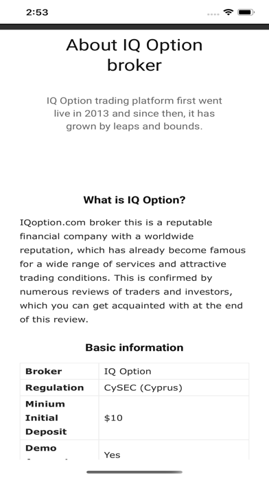 About IQ Option - Unofficial screenshot 2