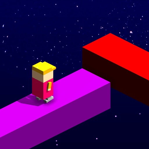 Cross The Blocky Sky iOS App