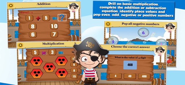 Pirate Kids 2nd Grade School(圖2)-速報App