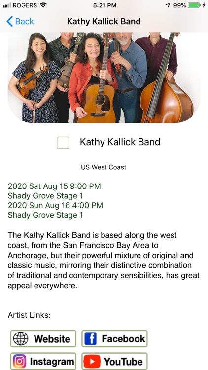 ShadyGrove Bluegrass Festival screenshot-3