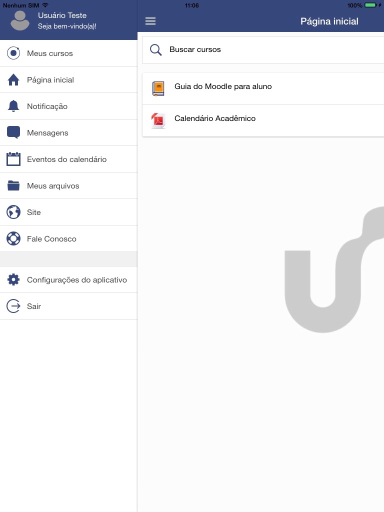 Moodle Institucional Unisinos screenshot 2