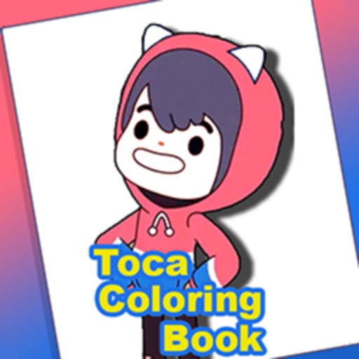 Toca Coloring book iOS App
