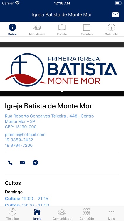 Igreja Batista de Monte Mor